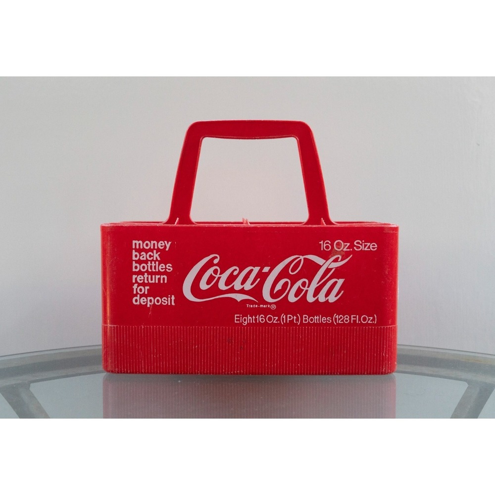 Vintage Coca-Cola 6 Pack 16 oz Bottle Holder Carrier Plastic